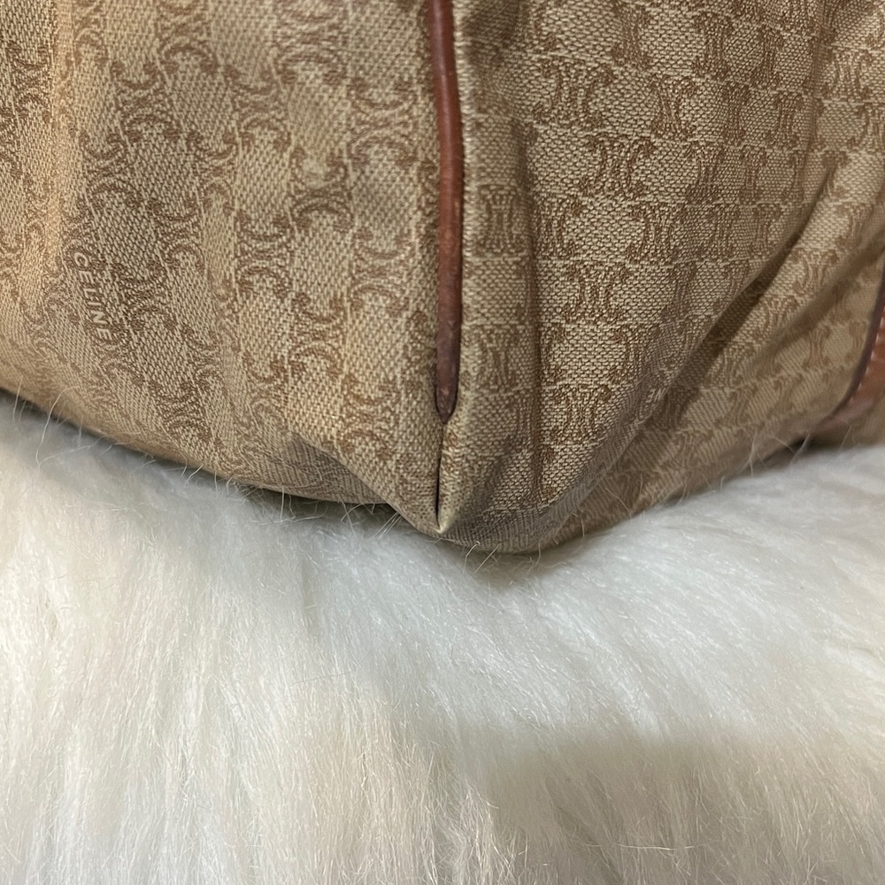 Celine Tan and Brown Travel Bag - Picture 12 of 17